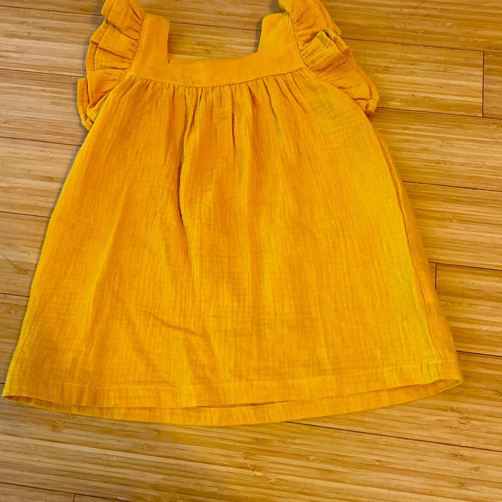Perfect fall dress. Golden yellow dress. Size 7